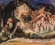 Chaim Soutine Landscape of Cagnes oil on canvas